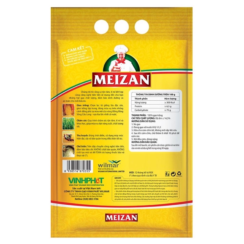 GẠO MEIZAN 5KG cực ngon