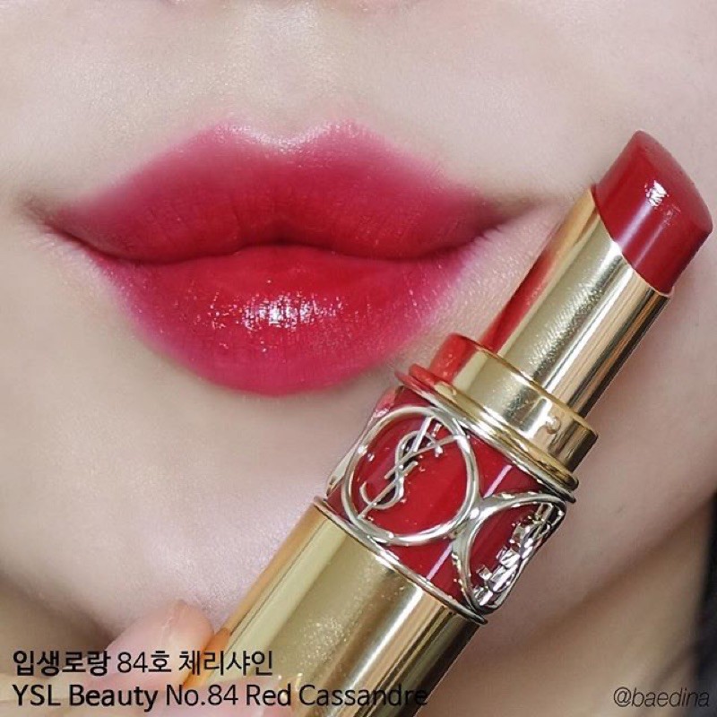 [CÓ SẴN + BILL] Son YSL Rouge Volupté Shine màu 102/84 | BigBuy360 - bigbuy360.vn