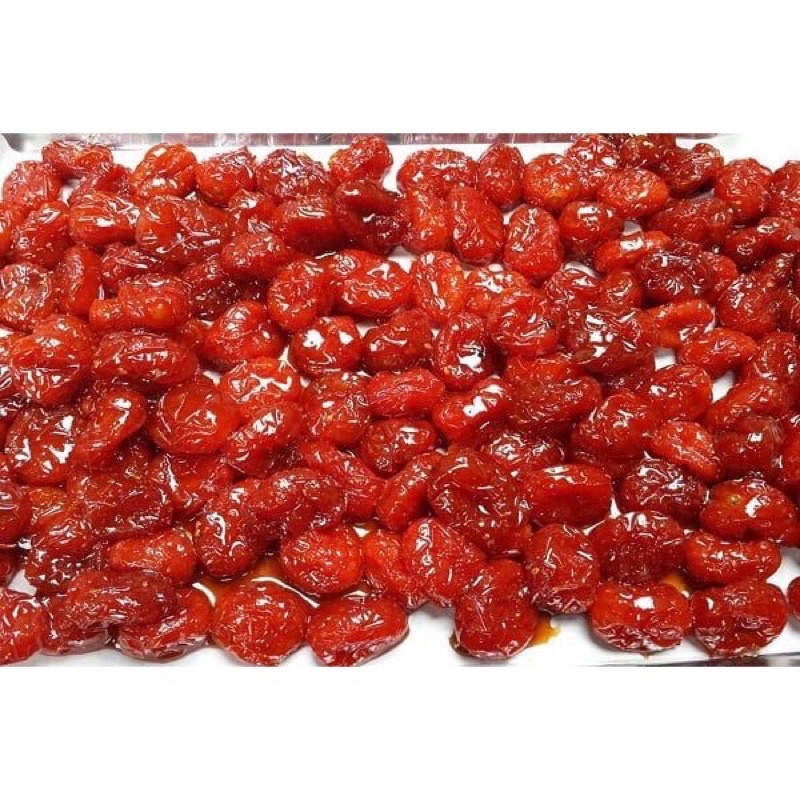 500Gr Ô Mai Mứt Cà Chua Bi Đà Lạt Nguyên Trái, Thơm, Ngon