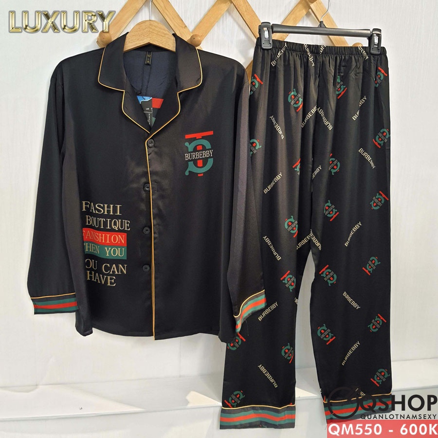 Bộ đồ pijama luxury cao cấp QSHOP QM550 - QM551