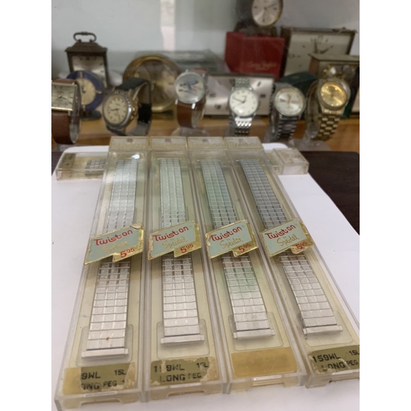 Dây đồng hồ chun inox size 16