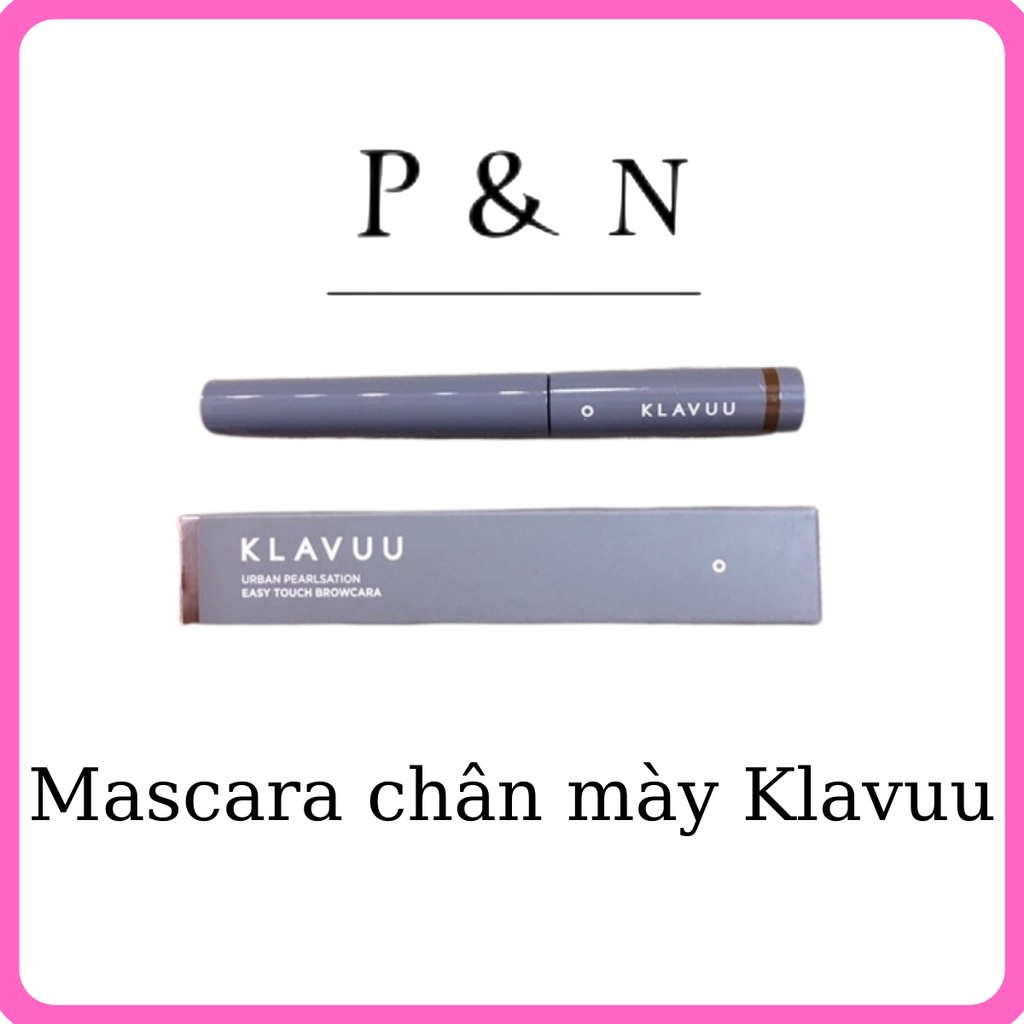 Mascara chân mày Klavuu shop có màu nâu tự nhiên nha mn ơi! Bàn chải nhỏ, màu đẹp rất tiện để sử dụng | BigBuy360 - bigbuy360.vn