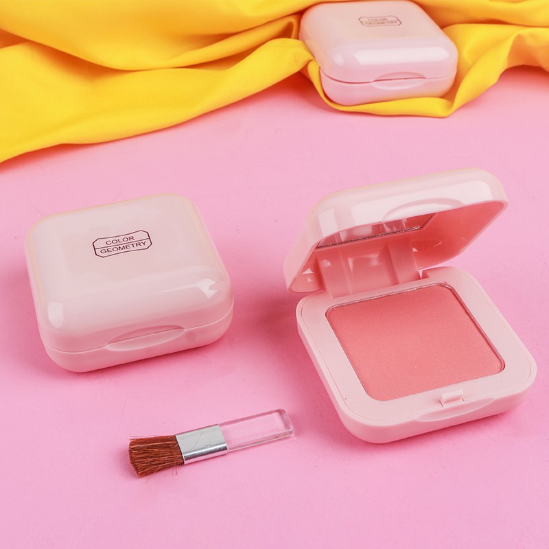 (Bán Buôn – Sỉ) Phấn Má Hồng Đơn Sắc Lameila Blusher Color Geometry  Gốm Vitality Blush P32