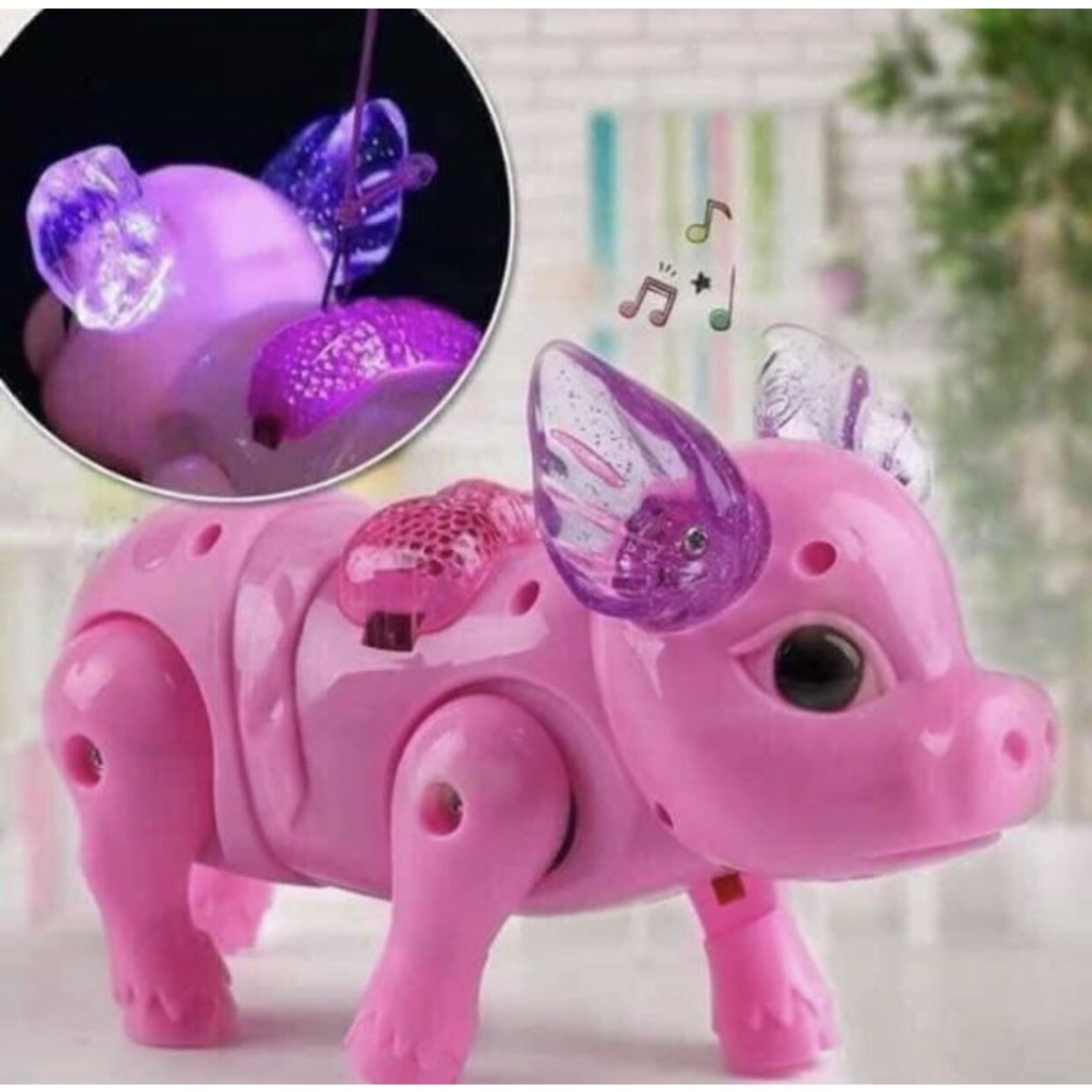 Heo con/lợn con phát sáng biết đi biết hát cho bé - Đồ chơi phát nhạc