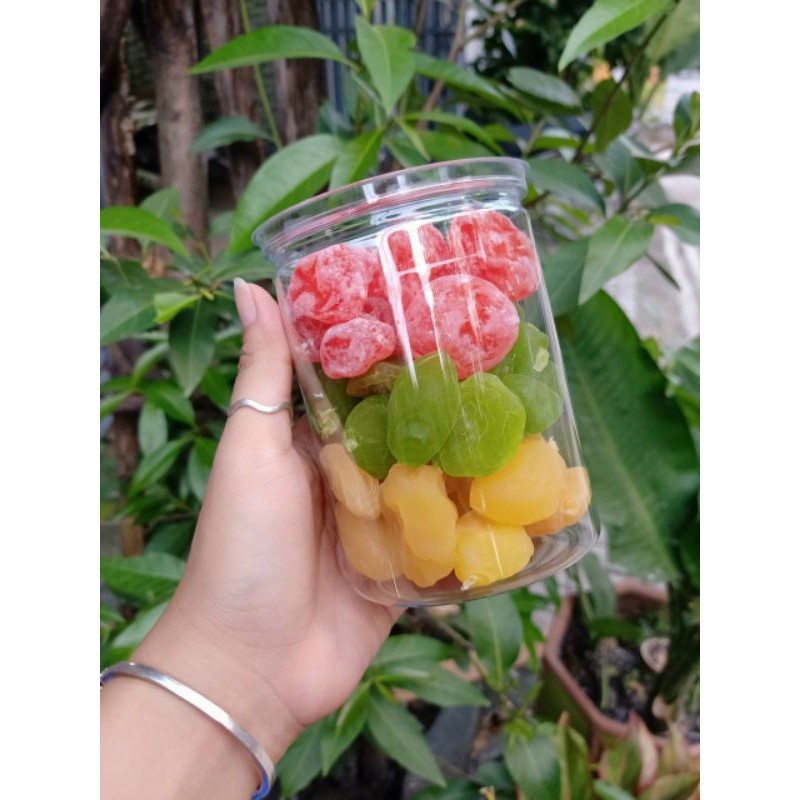 hủ PET-300gr đào mix vị
