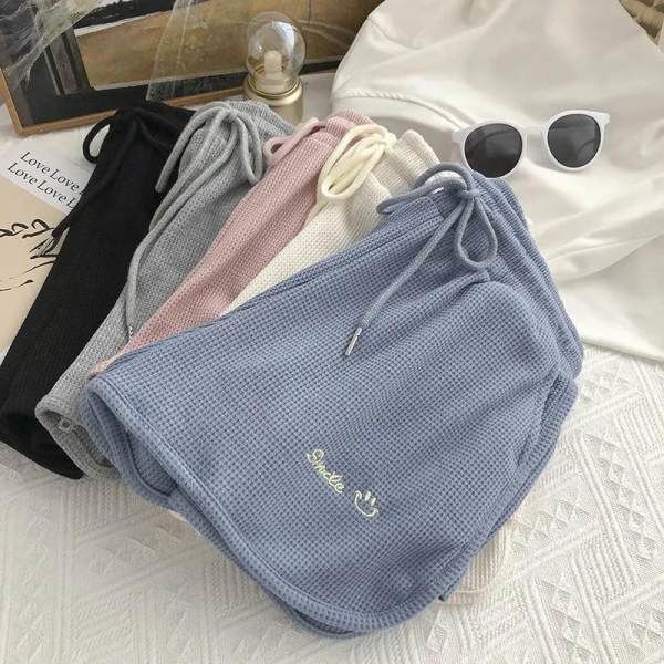 Quần Sọt Lưng Cao Thiết Kế Dáng Rộng Thoải Mái Cho Phái Nữ