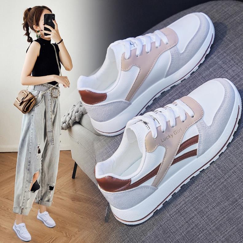 Giày thể thao Reebok thoáng khí đế bằng chống trượt thời trang cho nữ -H*&*