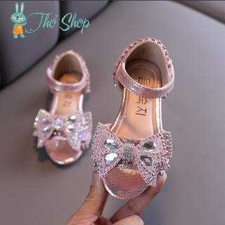 dép quai nơ đá cho bé size từ 21-36