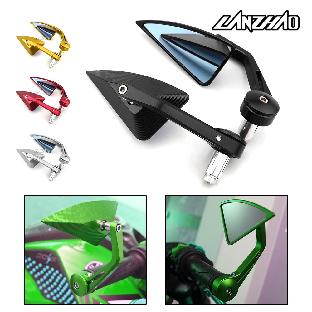 Gương Chiếu Hậu Hình Tam Giác Chuyên Dụng Cho Xe Mô Tô KAWASAKI NINJA400 Z1000 Z900 NINJA650