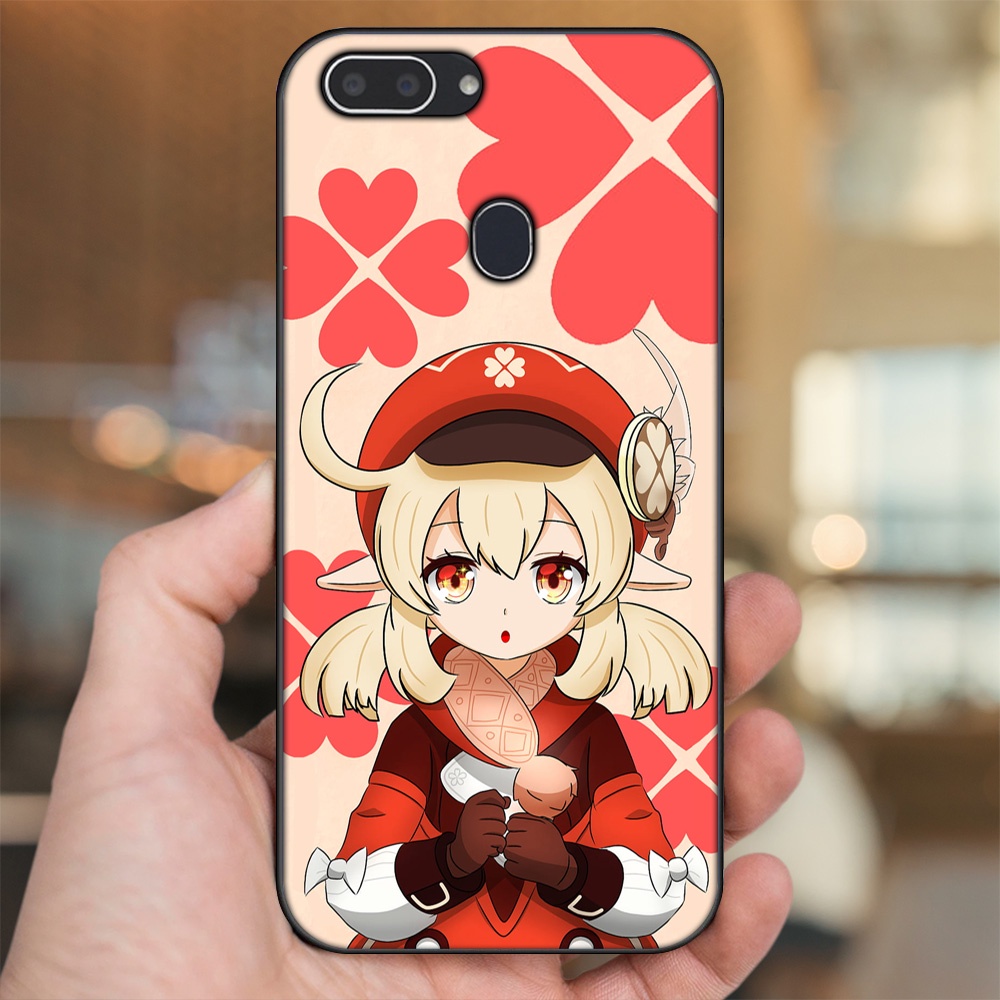 Ốp lưng Realme 2 viền đen in hình Klee Genshin Impact