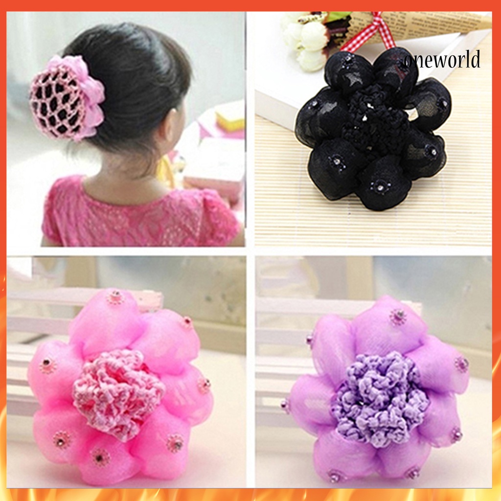 Búi Tóc Có Độ Co Giãn Cao Họa Tiết Lấp Lánh Cho Bé Gái