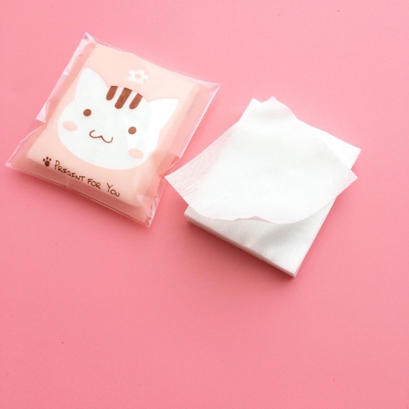 1 Gói 20 Miếng Bông Tẩy Trang Hoạt Hình 1 Lớp MINI Bỏ Túi Siêu Tiện Lợi | BigBuy360 - bigbuy360.vn