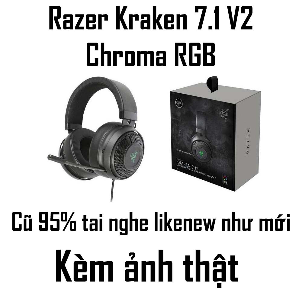 CHÍNH HÃNG RAZER - Tai nghe Razer Kraken 7.1 V2 Chroma