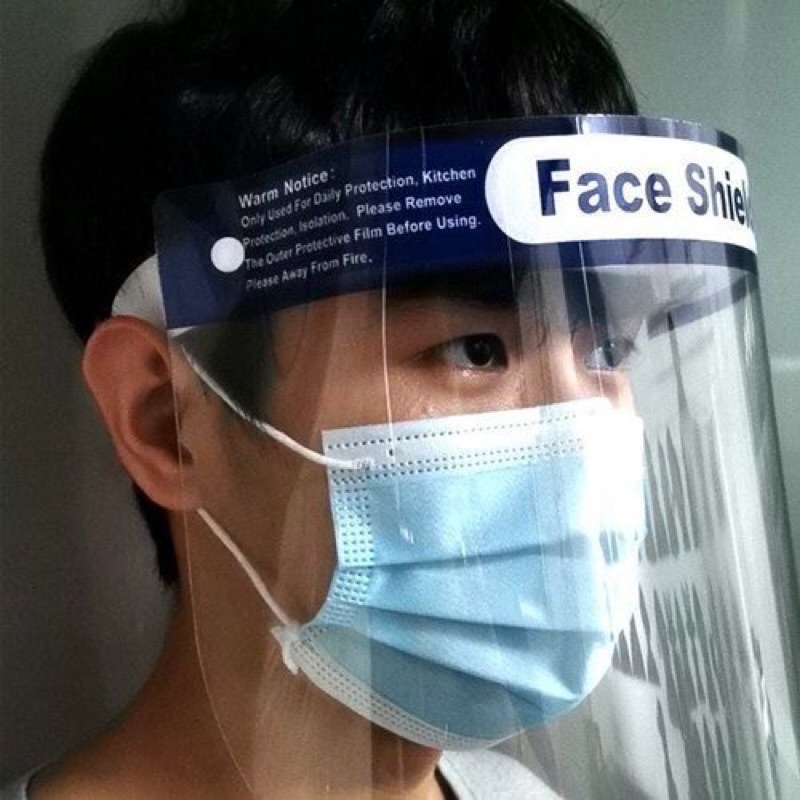 [GIAO NGAY] Tấm FACE SHIELD Chống giọt bắn Chống dịch cho y tế đồ bảo hộ y tế DÂY THUN