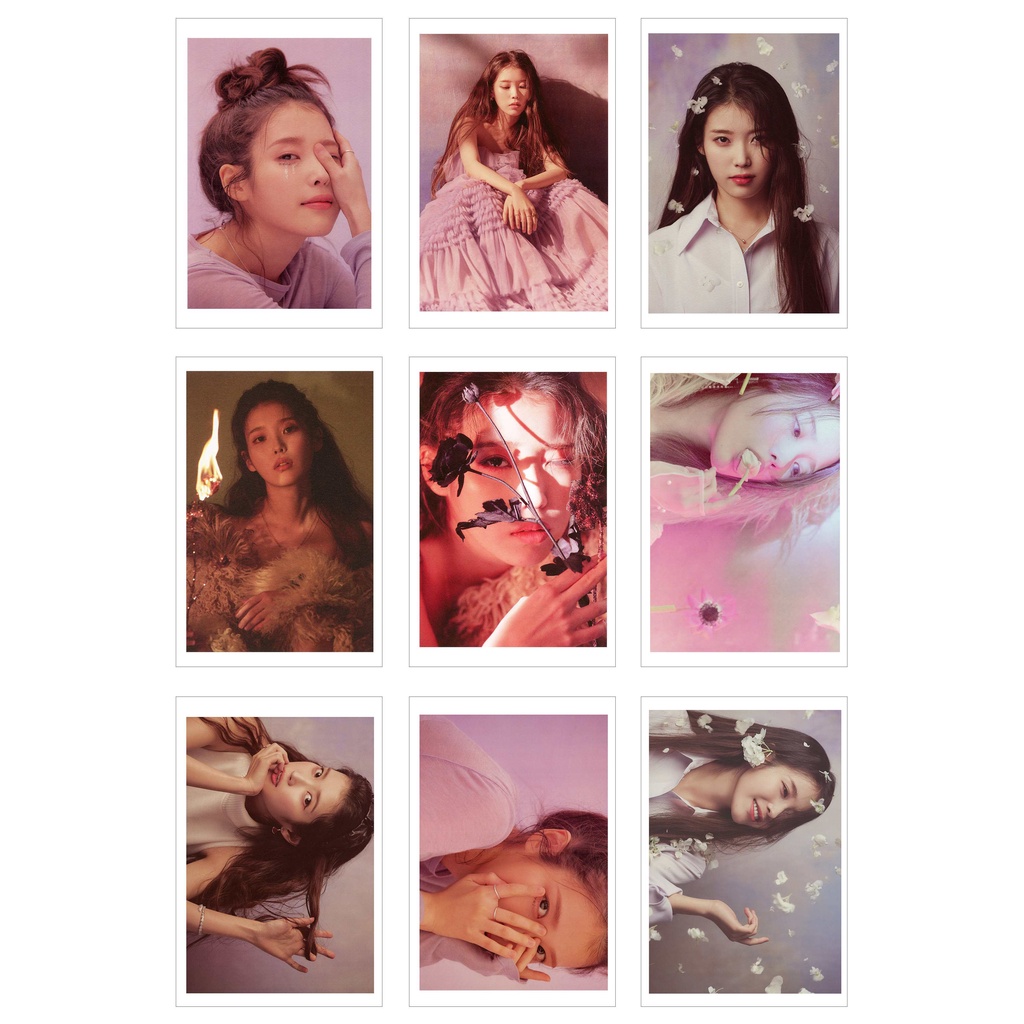 [Ép Lụa] Lomo Card 54 Ảnh IU - LILAC