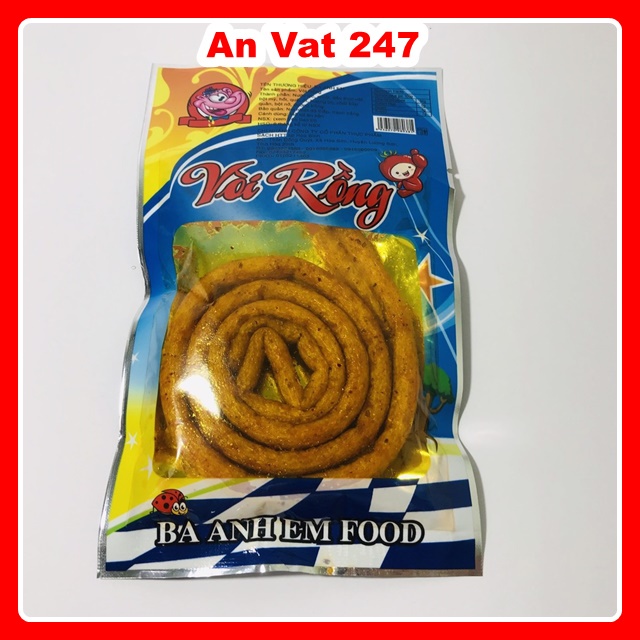5 Gói Snack Vòi Rồng Đồ Ăn Vặt Cay Ngon Giá Rẻ Cổng Trường