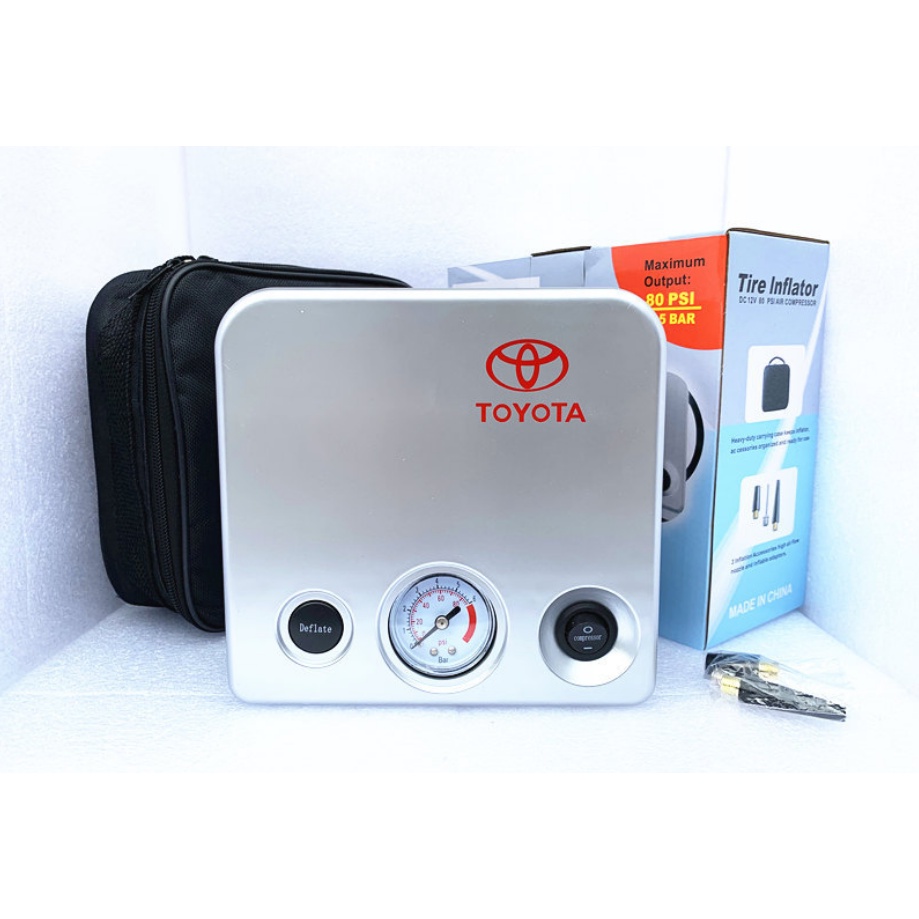Máy Bơm Lốp Cao Cấp Toyota Accessories Mạnh mẽ Và Bền Bỉ - Sản Xuất Uỷ Quyền Chính Hãng Bảo Hành 12 Tháng