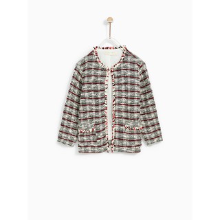 Áo dạ Zara tweed cardigan