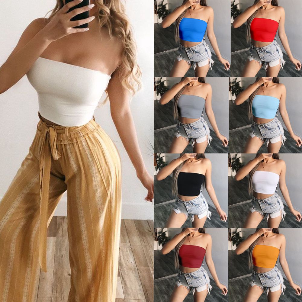 Áo ngực không dây màu trơn gợi cảm cho nữ