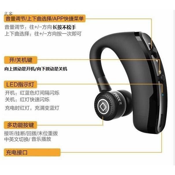 Rice Rice K30 Business Bluetooth Tai nghe 5.0 Quỹ chờ dài Trả về 6Pro Không dây Tai tai Note7 Đàn ông và phụ nữ phổ quát | BigBuy360 - bigbuy360.vn