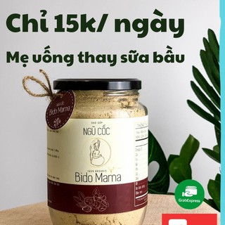 [HÀNG CHÍNH HÃNG 1 ĐỔI 1] Ngũ cốc bầu cao cấp Bido MAMA 600 gram - uống ngon, vào con là chính, giảm nôn nghén,