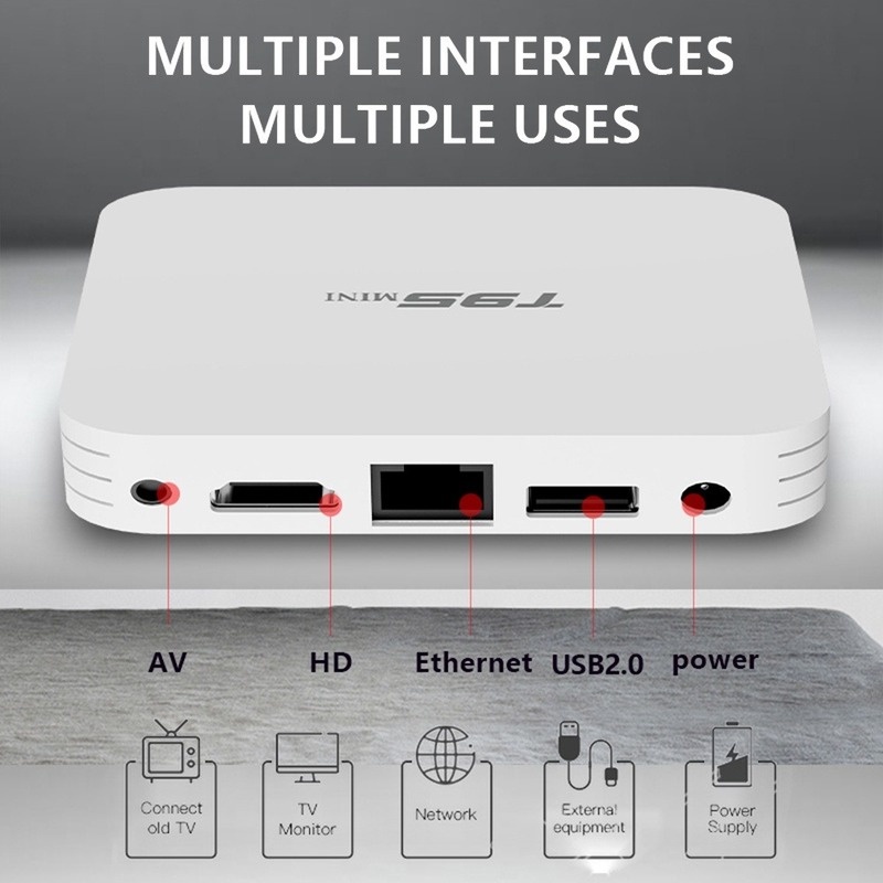 Tv Box 16 256G T95 Mini Android 11.0 Lõi Tứ 16 STB 2.4G Và Phụ Kiện