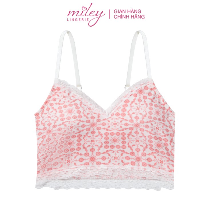 Bộ Đồ Lót Nữ Cotton Lụa Phối Ren Nature Wind Miley Lingerie BRC0413_FCP0411 | BigBuy360 - bigbuy360.vn