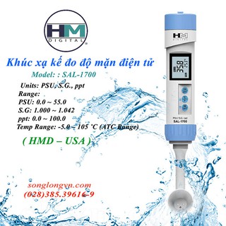 Bút Đo Độ Mặn Nước Tưới Cây SAL-1700 HM Digital chính hãng