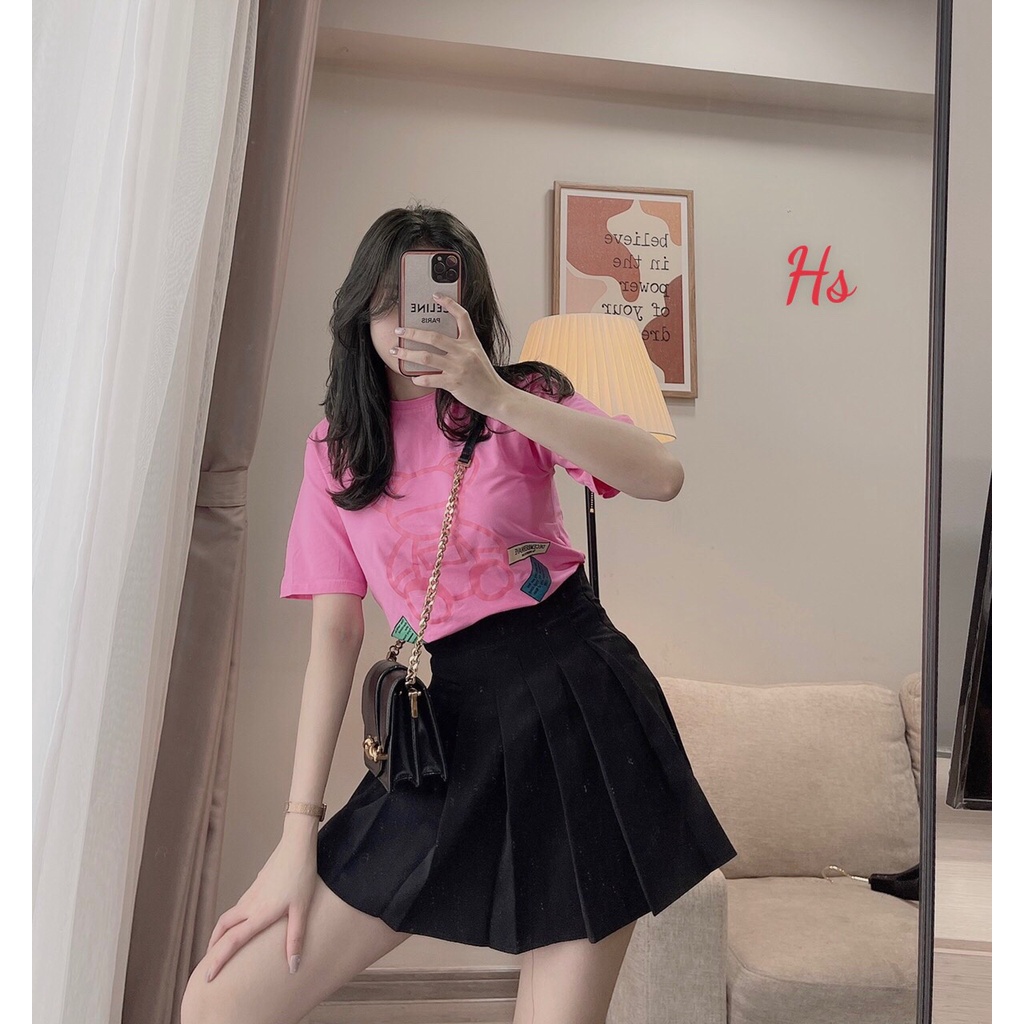 [ GIÁ RẺ VÔ ĐỊCH ]  Áo Phông Unisex Gấu  Áo Nữ Cộc Tay Dáng Rộng In Hình