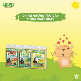 Mùn cưa thơm Chipsi cho hamster, thỏ, bọ, v.v... 60L