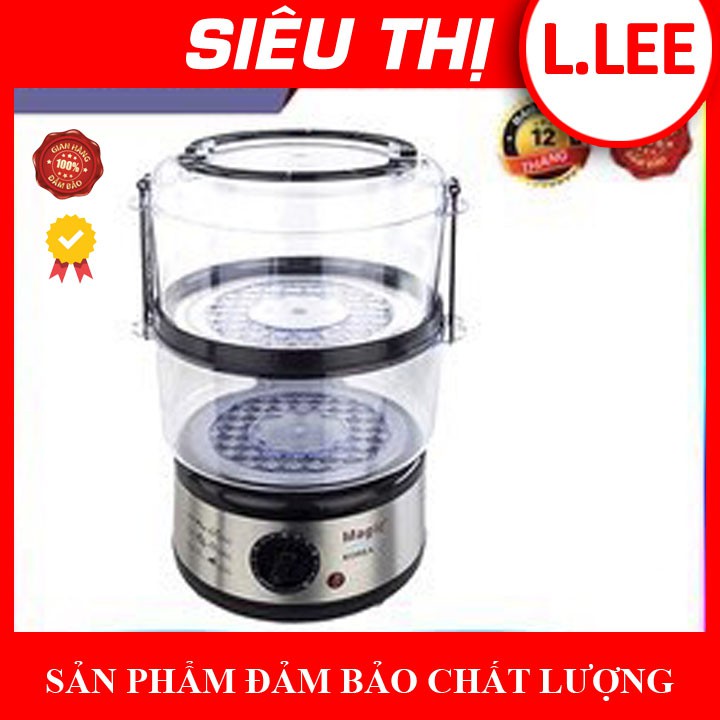 Nồi Hấp Đa Năng Magic Korea A64 5 Lít Công Suất 500W hấp thịt, rau, củ quả, cá, trứng, hải sản....Bảo Hành 12 tháng