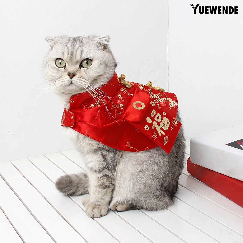 Áo Choàng Giữ Ấm Cho Thú Cưng Phong Cách Trung Hoa