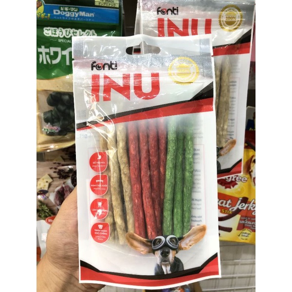 Que gặm sạch răng Inu Munchy cho chó(gói 15 que)