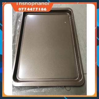 [NEW] Khay Nhôm kích thước 25x37x2,5cm màu vàng