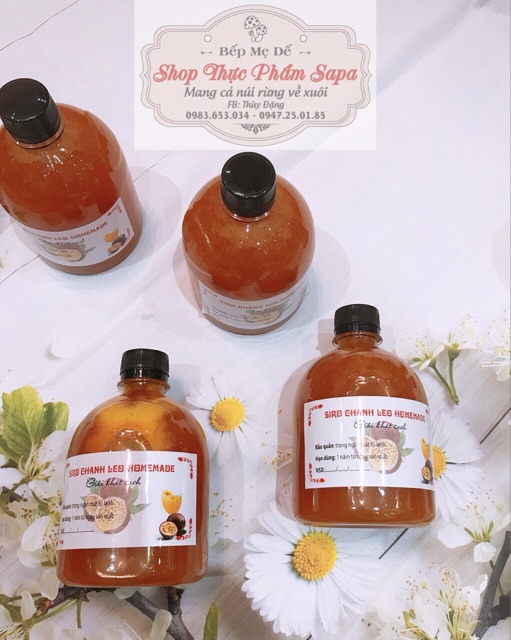 Siro Chanh leo nhà làm - Thơm ngon - An toàn cho sức khoẻ