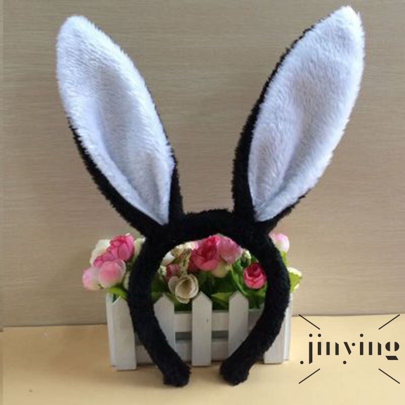 GETNOIVAS ❤S Wind Plush Rabbit Ears Hair Band Cute Lovely Ear Decorations For Christmas Halloween Nightclub 13