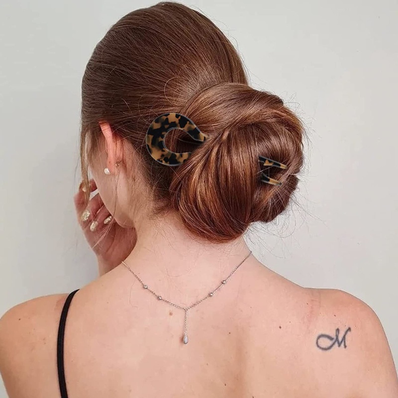 Trâm Cài Tóc Dày Phong Cách Pháp Nhiều Màu Sắc