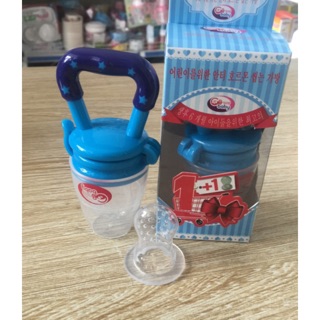Túi ăn chống hóc bằng silicone tặng thêm 1 đầu túi nhai