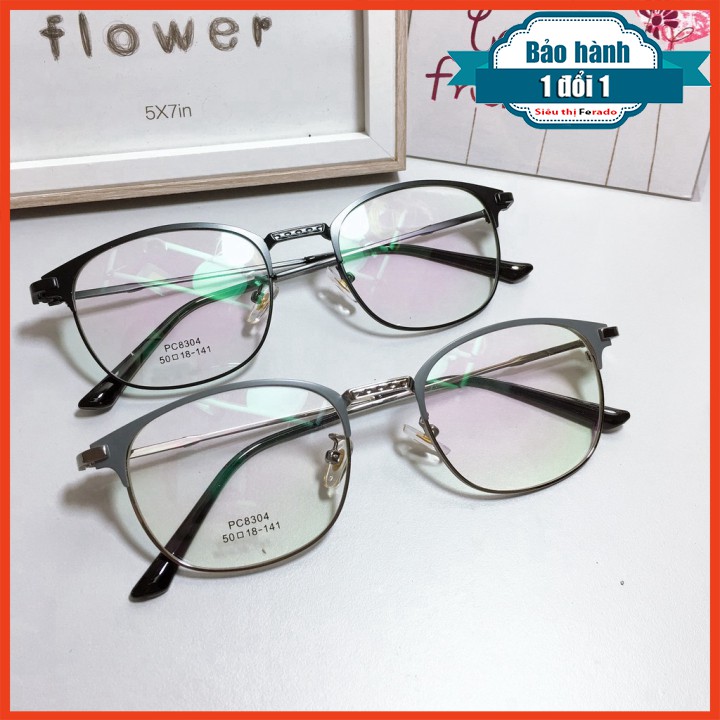 [Gía siêu rẻ]  Kính kim loại 8304 nhận cắt cận viễn loạn