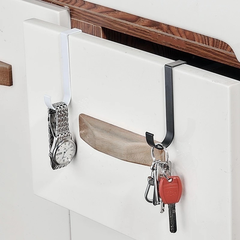 Móc treo đồ gắn tường bằng nhôm thiết kế độc đáo tiện dụng cho nhà bếp/ nhà tắm