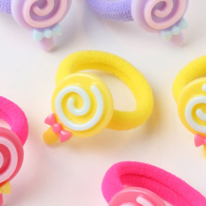 Dây Cột Tóc Hoạt Hình Xinh Xắn Cho Bé Gái