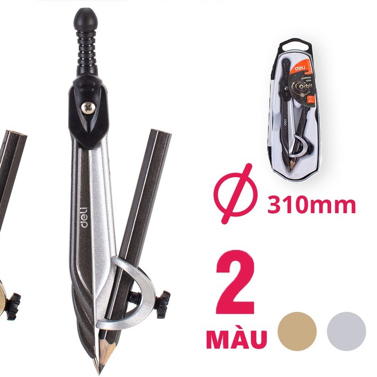 [ TÂM TÂM ]-Compa gắn chì Deli mã hàng EG20402