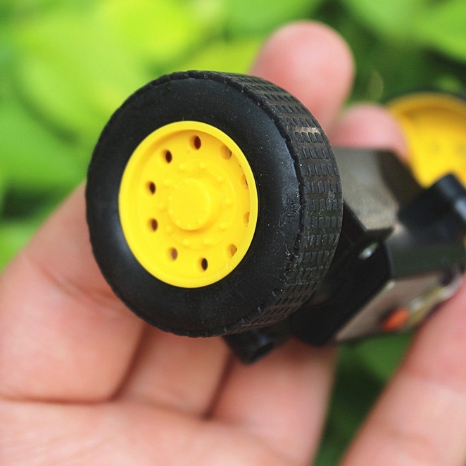 Động cơ 130 + bộ giảm tốc + 2 bánh xe thích hợp DIY xe ô tô đồ chơi