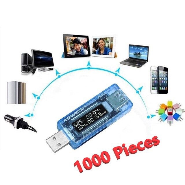 USB TESTER KWS V-20 | Đo Dung Lượng Pin 18650 | Điện Áp Dòng Sạc Xả Sạ