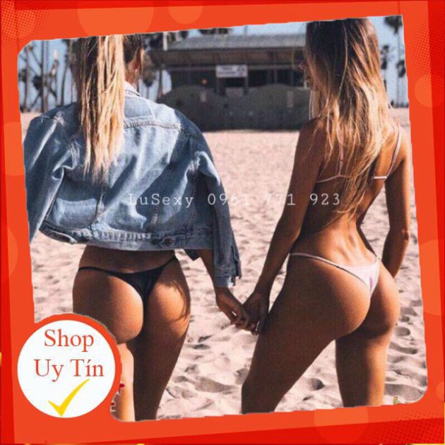 Quần lọt khe dây sườn chữ T siêu gợi cảm,Shop đồ lót nam nữ quần lọt khe bikini đồ bơi sexy dây mảnh màu đen trắng đỏ da