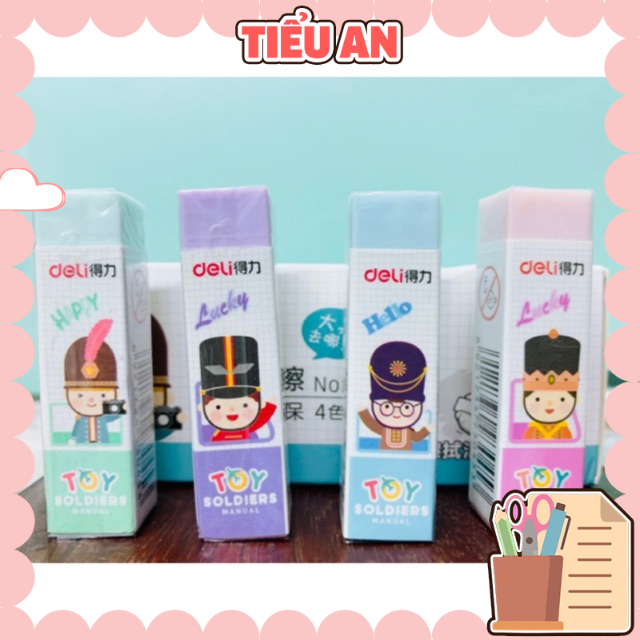 Gôm / Tẩy hình Cờ và Biểu tượng các quốc gia (Thương hiệu Deli)