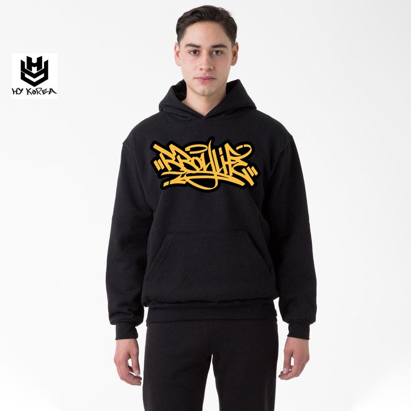 Áo Hoodie HY KOREA Nữ Nam Khoác Nỉ Form Rộng Kiểu Sweater Unisex In Hình Roliday DC87.
