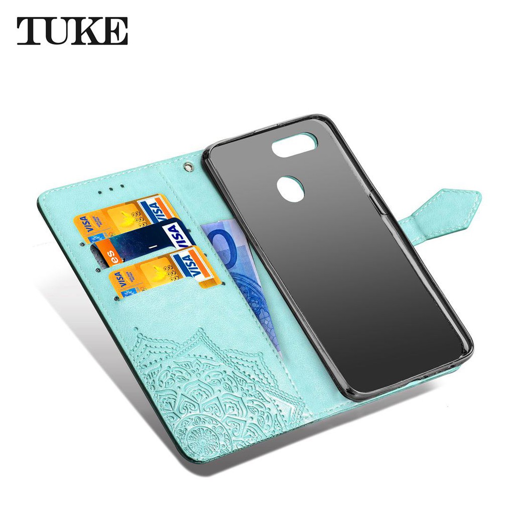 (KB) Bao da họa tiết hoa Mandala cho OPPO R17 A3 A7 | BigBuy360 - bigbuy360.vn