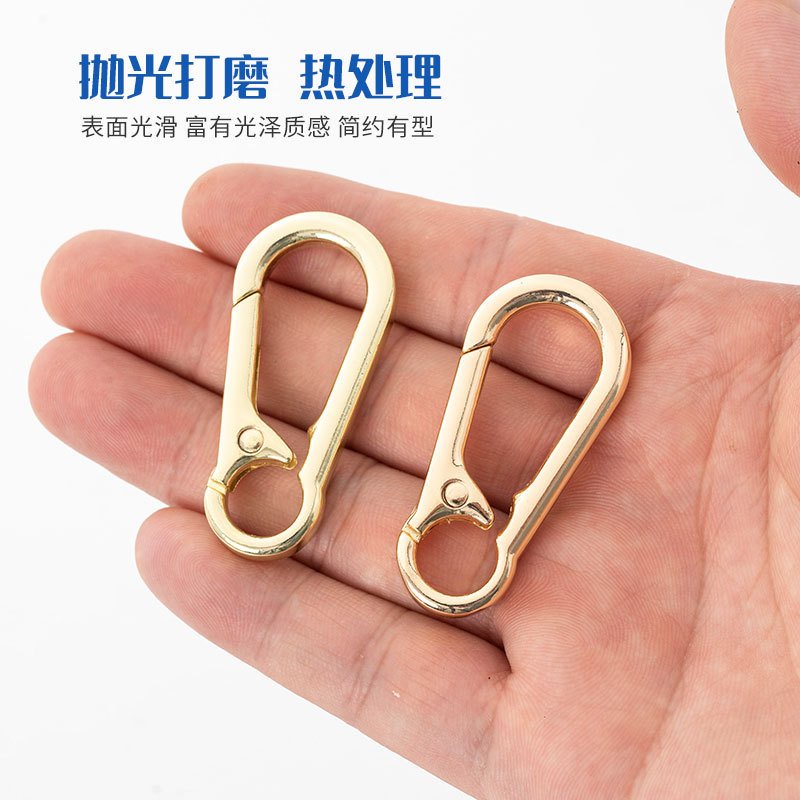 Móc khóa đa năng ô tô,xe máy bằng kim loại hình quả bầu, gắn thắt lưng bằng thép không gỉ, sáng bóng, tiện lợi
