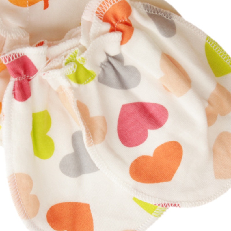 Bộ 5 Đôi Găng Tay Vải Cotton Mềm Mại Chống Trầy Xước Cho Bé Sơ Sinh Sự Bảo Vệ